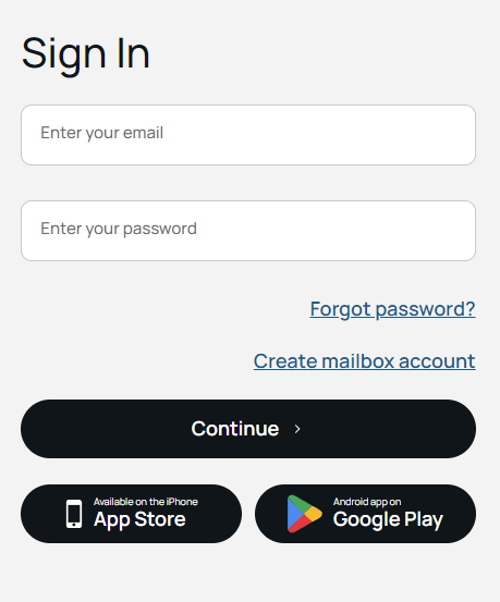 Mailbox example